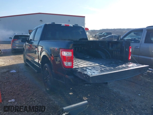 2021 Ford F-150 XL with VIN 1FTEW1EP1MFA83246, listed as a IAAI auction lot 41660885 with 96,206 mi miles and . Bid and sale history available at DreamBid. Image 3.