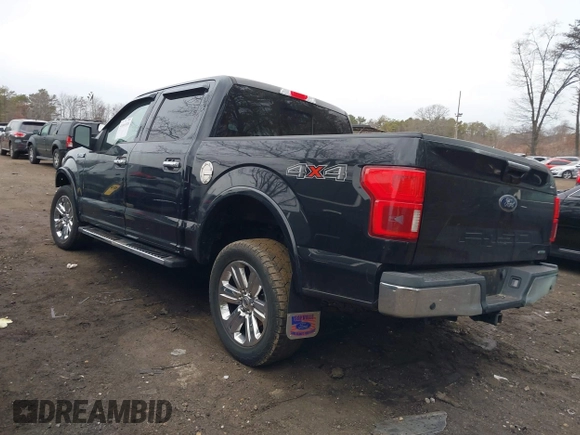 2018 Ford F-150 XL with VIN 1FTEW1EP8JFC58832, listed as a IAAI auction lot 41663026 with 134,760 mi miles. Bid and sale history available at carsss.com. Image 3.