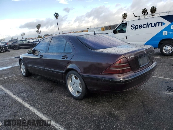 2002 Mercedes-Benz S 430 with VIN WDBNG70J32A302767, listed as a Copart auction lot 48614205 with Not provided miles and Clean title. Bid and sale history available at DreamBid. Image 2.