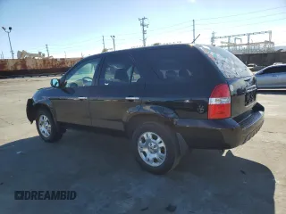 2002 Acura MDX with VIN 2HNYD18222H542910, listed as a Copart auction lot 48674384 with 218,282 mi miles and Salvage Title. Bid and sale history available at carsss.com. Image 2.