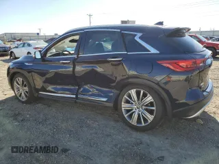 2021 Infiniti QX50 SENSORY with VIN 3PCAJ5CB8MF108806, listed as a Copart auction lot 49581385 with 26,057 mi miles and Salvage Title. Bid and sale history available at carsss.com. Image 2.