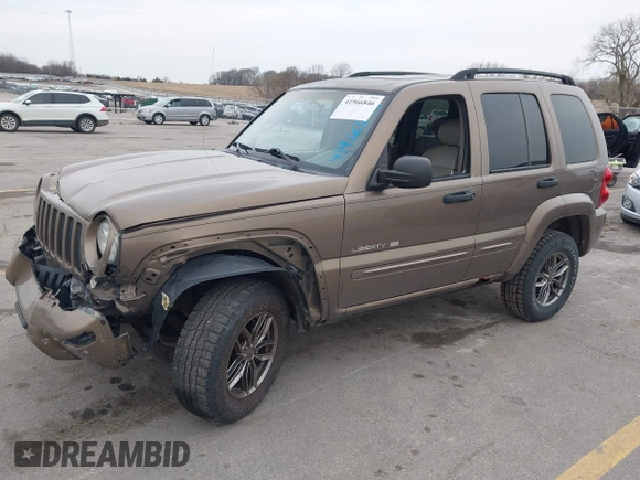 2002 Jeep Liberty Limited with VIN 1J8GL58K02W223852, listed as a IAAI auction lot 41966846 with 101,775 mi miles and . Bid and sale history available at carsss.com. Image 2.