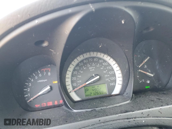 2008 Kia Spectra with VIN KNAFE161685016250, listed as a Copart auction lot 71382894 with 212,659 mi miles and Salvage Title. Bid and sale history available at carsss.com. Image 9.