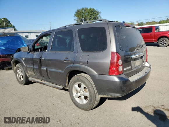 2006 Mazda Tribute S with VIN 4F2YZ06136KM31485, listed as a Copart auction lot 75412344 with Not Provided miles and Salvage Title. Bid and sale history available at DreamBid. Image 2.