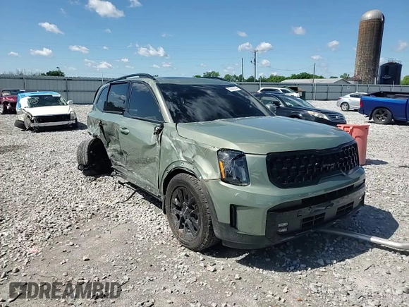 2024 Kia Telluride SX Prestige X-Pro with VIN 5XYP5DGC5RG502937, listed as a Copart auction lot 55226235 with Not provided miles and Salvage title. Bid and sale history available at DreamBid. Image 14.