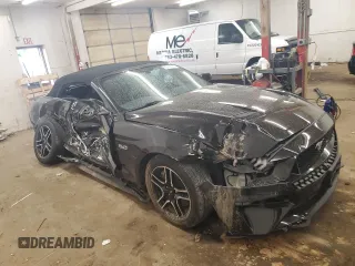 2018 Ford Mustang GT Premium with VIN 1FATP8FF5J5164499, listed as a Copart auction lot 58682785 with 15,885 mi miles and Salvage title. Bid and sale history available at DreamBid. Image 4.