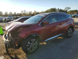2016 Nissan Murano SL z VIN 5N1AZ2MG1GN129760, wystawiony jako Copart lot #83336294 z przebiegiem 99 378 mil mil oraz Szkoda całkowita • Salvage title. Historia ofert i sprzedaży dostępna na DreamBid. Obrazek 1.