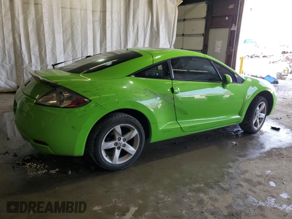 2007 Mitsubishi Eclipse GS with VIN 4A3AK24F07E000003, listed as a Copart auction lot 77862004 with 0 mi miles and Salvage Title. Bid and sale history available at carsss.com. Image 3.