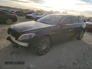 2015 Mercedes-Benz S-Class S 550 with VIN WDDUG8FB8FA085909, listed as a Copart auction lot 80838394 with 62,601 mi miles and Salvage Title. Bid and sale history available at carsss.com. Image 1.