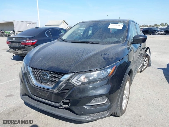 2022 Nissan Rogue Sport S with VIN JN1BJ1AV0NW345140, listed as a IAAI auction lot 41674553 with 53,293 mi miles. Bid and sale history available at carsss.com. Image 2.