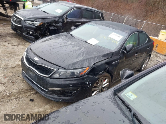 2014 Kia Optima SXL Turbo with VIN 5XXGR4A68EG283865, listed as a IAAI auction lot 41838408 with 178,582 mi miles and . Bid and sale history available at DreamBid. Image 2.