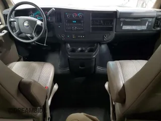 2013 Chevrolet Express Passenger LT with VIN 1GAZG1FG5D1118406, listed as a Copart auction lot 81705434 with 87,326 mi miles and Salvage title. Bid and sale history available at DreamBid. Image 8.