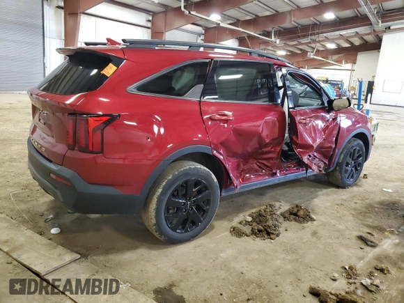 2022 Kia Sorento X-Line S with VIN 5XYRLDLC1NG085136, listed as a Copart auction lot 51804905 with 0 mi miles and Non Repairable. Bid and sale history available at carsss.com. Image 3.