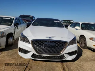 2019 Genesis G80 Sport with VIN KMTFN4JB4KU326092, listed as a Copart auction lot 72356453 with 36,151 mi miles and . Bid and sale history available at carsss.com. Image 5.