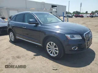 2016 Audi Q5 Premium Plus with VIN WA1L2AFP4GA126619, listed as a Copart auction lot 62185165 with 161,555 mi miles and Salvage title. Bid and sale history available at DreamBid. Image 4.