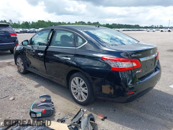 2014 Nissan Sentra S with VIN 3N1AB7AP2EY204043, listed as a IAAI auction lot 39647429 with 148,963 mi miles and . Bid and sale history available at DreamBid. Image 3.