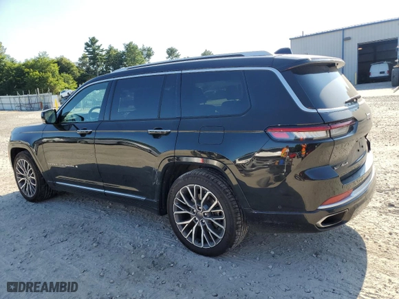 2021 Jeep Grand Cherokee L Summit Reserve with VIN 1C4RJKEG0M8111094, listed as a Copart auction lot 70452104 with 43,610 mi miles and Salvage Title. Bid and sale history available at carsss.com. Image 2.