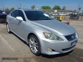 2006 Lexus IS 250 Manual with VIN JTHBK262862004378, listed as a IAAI auction lot 41865781 with 184,169 mi miles. Bid and sale history available at carsss.com. Image 1.