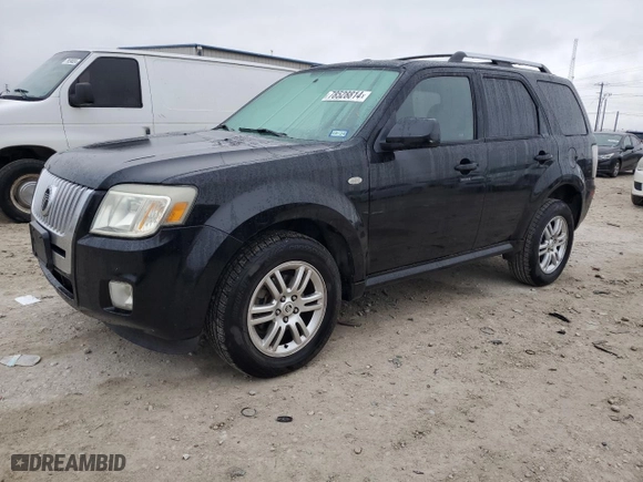 2009 Mercury Mariner Premier with VIN 4M2CU87GX9KJ24193, listed as a Copart auction lot 78528814 with 157,462 mi miles and Clean Title. Bid and sale history available at carsss.com. Image 1.