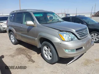 2003 Lexus GX with VIN JTJBT20X130003340, listed as a IAAI auction lot 41803023 with Not Provided miles. Bid and sale history available at carsss.com. Image 1.