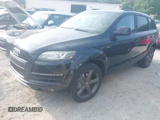 2015 Audi Q7 Premium Plus with VIN WA1LGAFE3FD024841, listed as a IAAI auction lot 42392778 with 110,970 mi miles and . Bid and sale history available at DreamBid. Image 21.