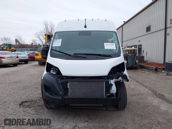 2023 Ram ProMaster Cargo with VIN 3C6LRVDG9PE603061, listed as a IAAI auction lot 41978109 with 12,921 mi miles. Bid and sale history available at carsss.com. Image 13.