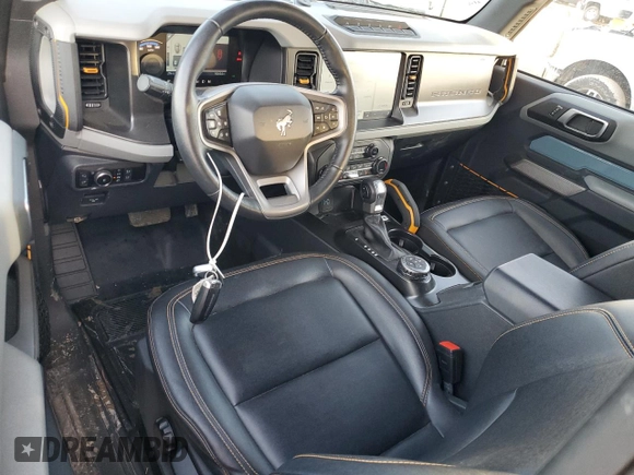 2023 Ford Bronco with VIN 1FMDE5CP6PLB92831, listed as a Copart auction lot 46227895 with 19,065 mi miles and Salvage Title. Bid and sale history available at carsss.com. Image 8.