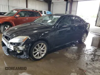 2012 Lexus IS 250 with VIN JTHCF5C21C5059246, listed as a Copart auction lot 63301575 with 159,033 mi miles and Salvage title. Bid and sale history available at DreamBid. Image 1.