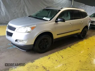 2012 Chevrolet Traverse LS z VIN 1GNKRFED5CJ406973, wystawiony jako Copart lot #58407625 z przebiegiem 180 637 mil mil oraz Czysty tytuł • Clean title. Historia ofert i sprzedaży dostępna na DreamBid. Obrazek 1.