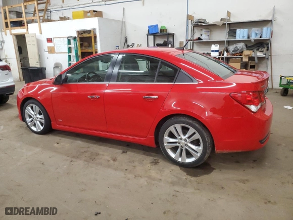 2012 Chevrolet Cruze LTZ with VIN 1G1PH5SC0C7295441, listed as a Copart auction lot 53888705 with 79,580 mi miles and Clean Title. Bid and sale history available at carsss.com. Image 2.