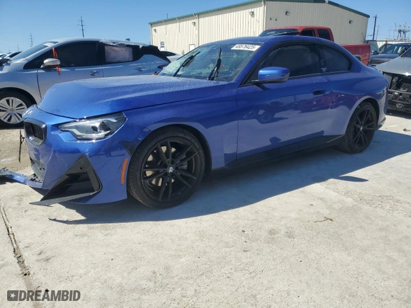 2024 BMW 2 Series 230i with VIN 3MW23CM08R8E17491, listed as a Copart auction lot 48576425 with 10,150 mi miles and Salvage Title. Bid and sale history available at carsss.com. Image 1.