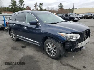2015 Infiniti QX60 with VIN 5N1AL0MM6FC505925, listed as a Copart auction lot 52889765 with 132,463 mi miles and Non repairable. Bid and sale history available at DreamBid. Image 4.