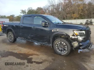 2021 Nissan Titan XD SV with VIN 1N6AA1FB2MN534185, listed as a Copart auction lot 84458334 with 40,029 mi miles and Salvage Title. Bid and sale history available at carsss.com. Image 4.