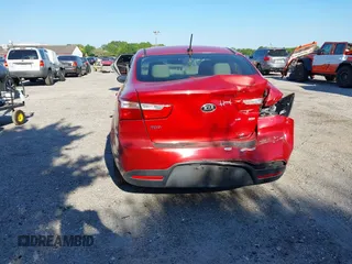 2014 Kia Rio LX with VIN KNADM4A35E6327324, listed as a IAAI auction lot 41893805 with 129,330 mi miles. Bid and sale history available at carsss.com. Image 16.