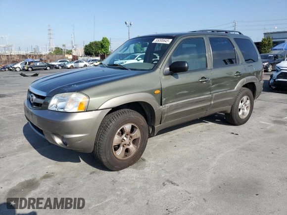 2002 Mazda Tribute LX with VIN 4F2YU08112KM16716, listed as a Copart auction lot 55095645 with 113,885 mi miles and Salvage Title. Bid and sale history available at DreamBid. Image 1.