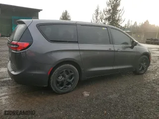2023 Chrysler Pacifica Hybrid Touring L with VIN 2C4RC1L76PR543771, listed as a Copart auction lot 43982305 with 105,858 mi miles and Salvage Title. Bid and sale history available at carsss.com. Image 3.