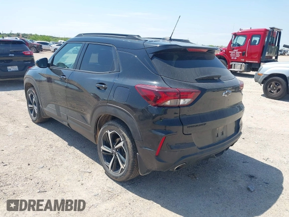 2022 Chevrolet TrailBlazer RS with VIN KL79MTSL9NB033818, listed as a IAAI auction lot 42013033 with 43,260 mi miles and . Bid and sale history available at DreamBid. Image 3.