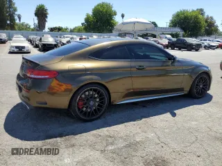 2017 Mercedes-Benz C 63 S AMG with VIN WDDWJ8HBXHF503674, listed as a Copart auction lot 68567474 with 45,088 mi miles and Clean Title. Bid and sale history available at carsss.com. Image 3.
