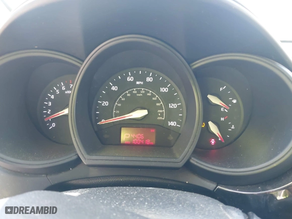 2016 Kia Rio LX with VIN KNADM4A37G6544196, listed as a IAAI auction lot 41998845 with 100,518 mi miles. Bid and sale history available at carsss.com. Image 7.