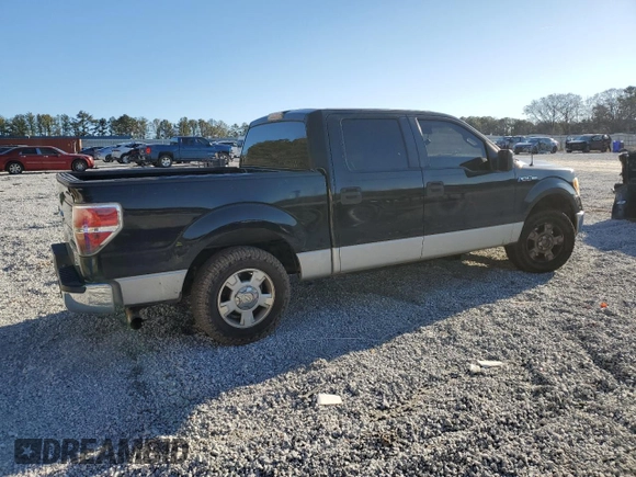 2010 Ford F-150 XL with VIN 1FTEW1C82AFC91191, listed as a Copart auction lot 88750805 with 253,255 mi miles and Salvage Title. Bid and sale history available at carsss.com. Image 3.