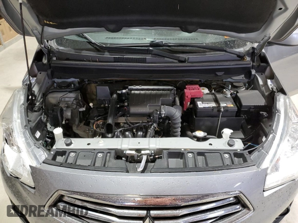 2019 Mitsubishi Mirage ES z VIN ML32F3FJ4KHF12055, wystawiony jako Copart lot #57972685 z przebiegiem 49 280 mil mil oraz Szkoda całkowita • Salvage title. Historia ofert i sprzedaży dostępna na DreamBid. Obrazek 11.