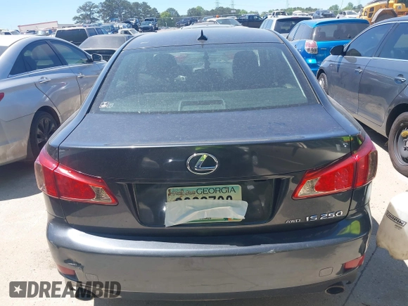 2011 Lexus IS 250 with VIN JTHCF5C24B5047364, listed as a IAAI auction lot 42047798 with 248,628 mi miles and . Bid and sale history available at DreamBid. Image 16.