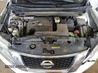 2015 Nissan Pathfinder SV z VIN 5N1AR2MM5FC695632, wystawiony jako Copart lot #53789225 z przebiegiem 145 391 mil mil oraz Szkoda całkowita • Salvage title. Historia ofert i sprzedaży dostępna na DreamBid. Obrazek 11.