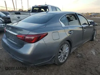 2019 Infiniti Q50 3.0t Signature Edition with VIN JN1EV7AP0KM515302, listed as a Copart auction lot 88925315 with 94,950 mi miles and Salvage Title. Bid and sale history available at carsss.com. Image 3.