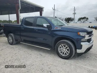 2021 Chevrolet Silverado 1500 LT with VIN 3GCUYDET2MG286536, listed as a Copart auction lot 79515474 with 53,626 mi miles and Salvage Title. Bid and sale history available at carsss.com. Image 4.
