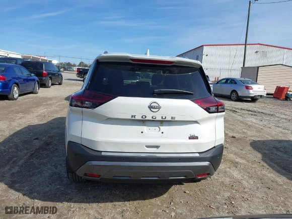 2023 Nissan Rogue SL with VIN 5N1BT3CA6PC933489, listed as a IAAI auction lot 41341119 with 6635 miles. Bid and sale history available at carsss.com. Image 16.