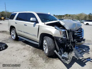 2016 Cadillac Escalade Luxury Collection with VIN 1GYS4BKJXGR175502, listed as a Copart auction lot 50012785 with 204,862 mi miles and Salvage Title. Bid and sale history available at carsss.com. Image 4.