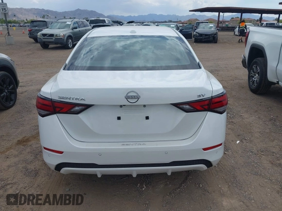 2024 Nissan Sentra SV with VIN 3N1AB8CV1RY209340, listed as a IAAI auction lot 42218326 with 29,163 mi miles and . Bid and sale history available at DreamBid. Image 16.