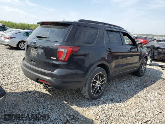 2018 Ford Explorer Sport z VIN 1FM5K8GT2JGC47958, wystawiony jako Copart lot #52446025 z przebiegiem 74 610 mil mil oraz Szkoda całkowita • Salvage title. Historia ofert i sprzedaży dostępna na DreamBid. Obrazek 3.