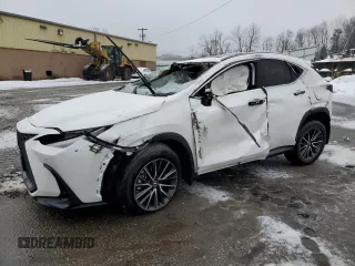2025 Lexus NX 350 z VIN 2T2AGCEZ7SC061570, wystawiony jako Copart lot #43839055 z przebiegiem Nie podano mil oraz Szkoda całkowita • Salvage title. Historia ofert i sprzedaży dostępna na DreamBid. Obrazek 1.